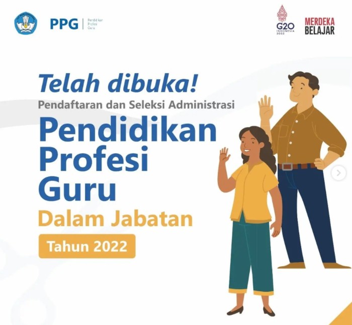 7 Tips Sukses Daftar PPG Dalam Jabatan 2022, Guru Bisa Coba Nih