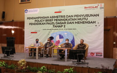 Mendorong Penguatan Kapasitas SDM dan Kolaborasi Stakeholder di Daerah, BBPMP Jabar melaksanakan Pendampingan Asimetris dan Finalisasi Penyusunan Policy Brief.