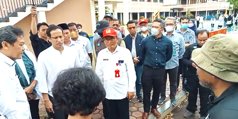 Kunjungan Mendikbudristek Nadiem Makariem ke Wilayah Terdampak Cianjur