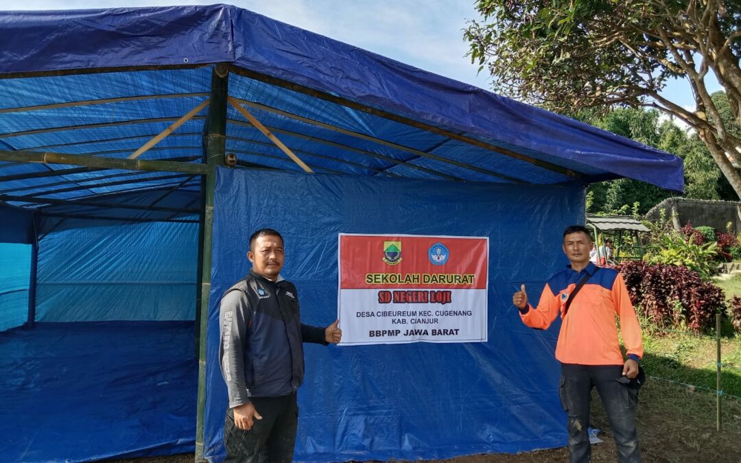 Secercah Harapan Denyut Nadi Pendidikan di Lokasi Gempa Cianjur melalui Kelas Tenda Darurat