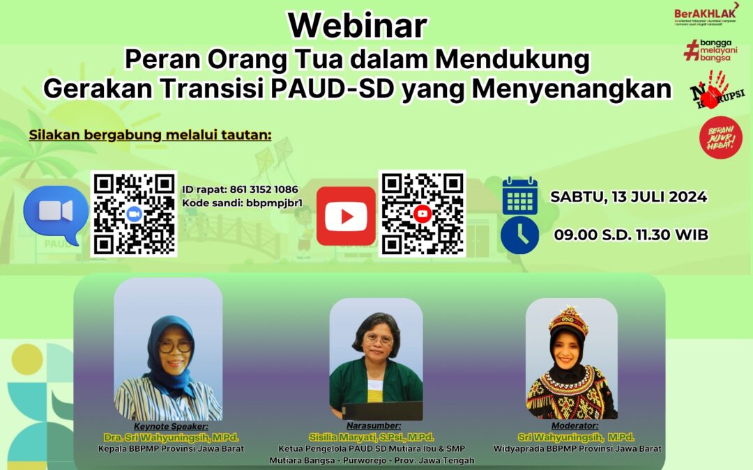 Peran Orang Tua dalam Mendukung Gerakan Transisi PAUD SD yang Menyenangkan