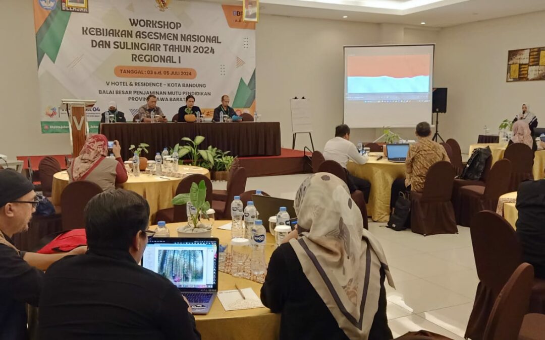 Workshop Kebijakan AN dan Sulingjar Tahun 2024 Regional I BBPMP Provinsi Jawa Barat: Menuju Indonesia Emas 2045